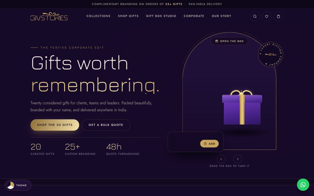 GivStories — luxury gifting company